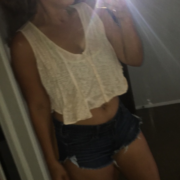 Flowy Free People Crop Top ❤️ - Picture 3 of 3